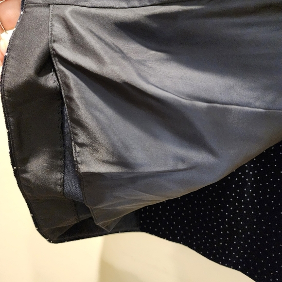 THEORY Dot  Velvet Pleated Wrap Skirt Size 8 NWT - Picture 8 of 15